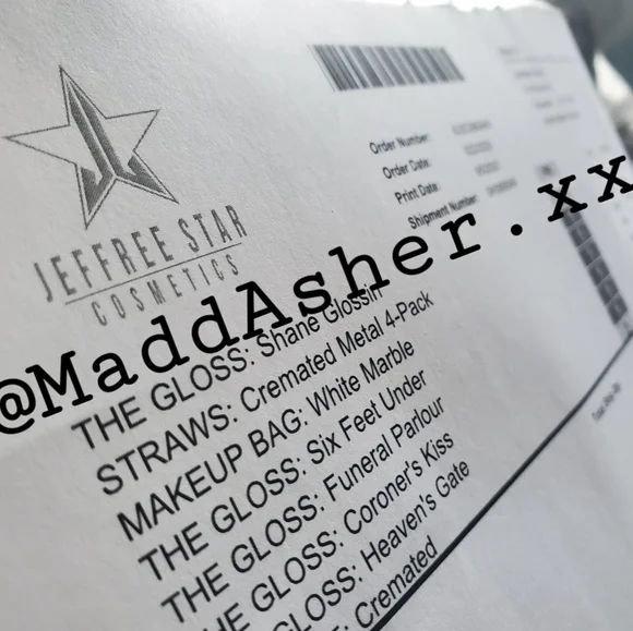 Jeffree Star Cosmetics: The Gloss | Coroners Kiss BNIB | CREMATED COLLECTION - Picture 7 of 9